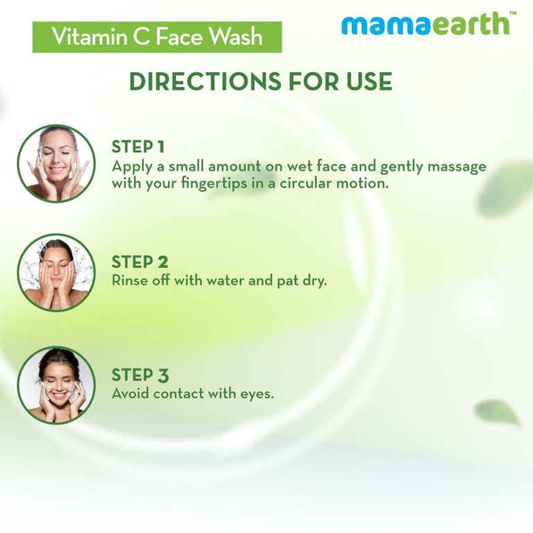 Mamaearth Vitamin C - Face Wash & Face Toner & Sleeping Mask - combo