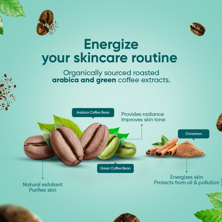 Himalaya Herbals Energizing Coffee Sheet Mask - 30 gm
