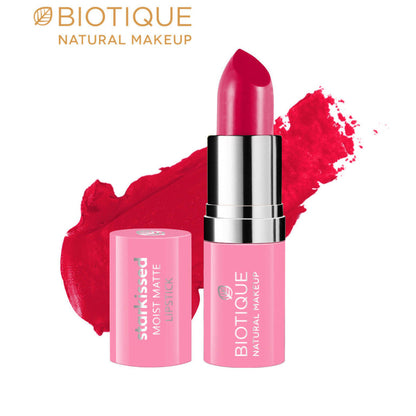 Biotique Starkissed Moist Matte Lipstick - Pick Me Up - 4.2 gm