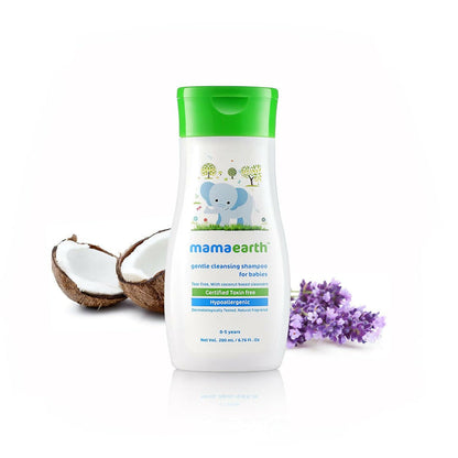 Mamaearth Daily Moisturizing Lotion & Gentle Cleansing Shampoo & Nourishing Hair Oil for Babies - combo
