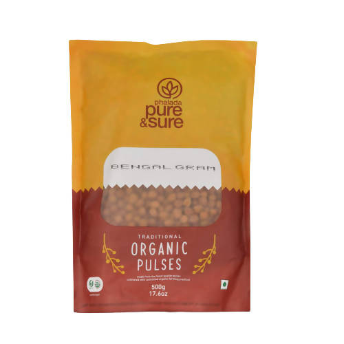 Pure & Sure Bengal Gram Traditional Organic Pulses - 500 gm