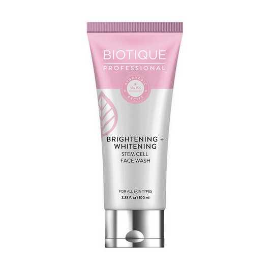 Biotique Professional Brightening + Whitening Stem Cell Face Wash - 100 ml