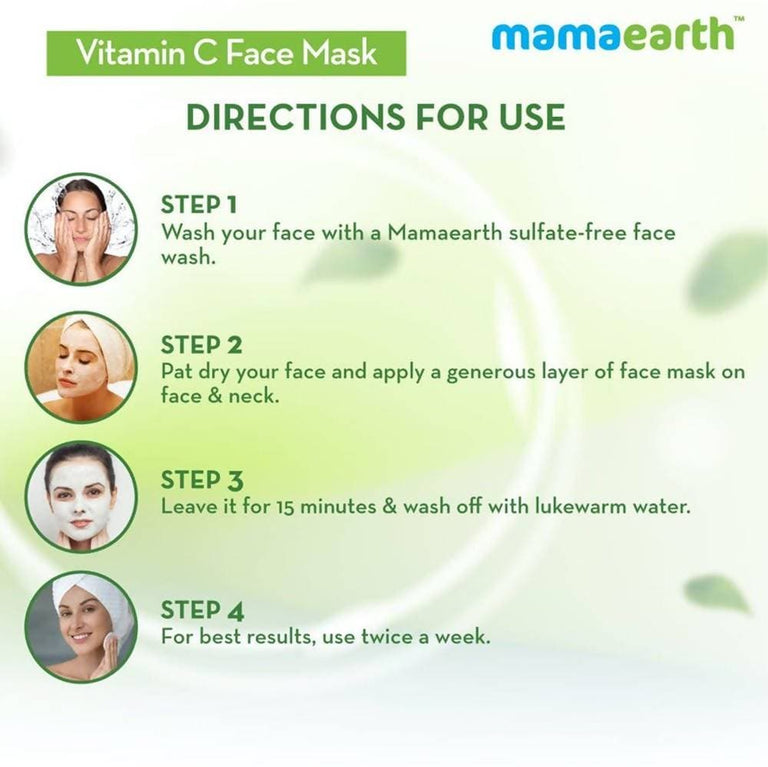Mamaearth Vitamin C Face Mask For Skin Illumination - 100 gm