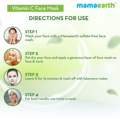 Mamaearth Vitamin C Face Mask For Skin Illumination - 100 gm