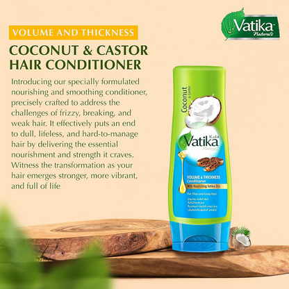 Dabur Vatika Naturals Volume and Thickness Conditioner - 400 ml