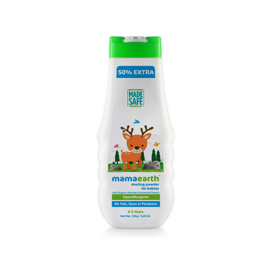 Mamaearth Dusting Baby Powder For Calms & Relaxes Skin, Prevents Diaper Rash - 150 gm