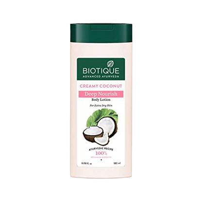Biotique Bio Creamy Coconut Ultra Rich Body Lotion - 180 ml