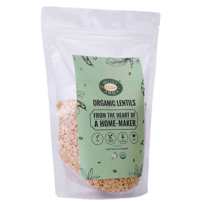 Millet Amma Organic Lentils Toor Dal - 500 gm