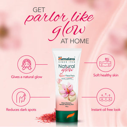 Himalaya Herbals Natural Glow Kesar Face Pack - 50 gm