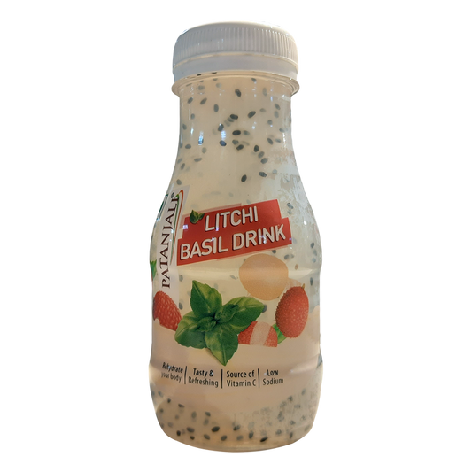 Patanjali Litchi Basil Drink - 200 ml