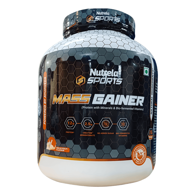 Patanjali Nutrela Sports Mass Gainer (Mal- Kulfi) - 1 kg