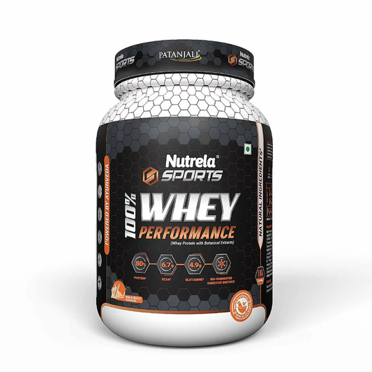 Patanjali Nutrela Sports Whey Performance (Malai- Kulfi) - 1 kg