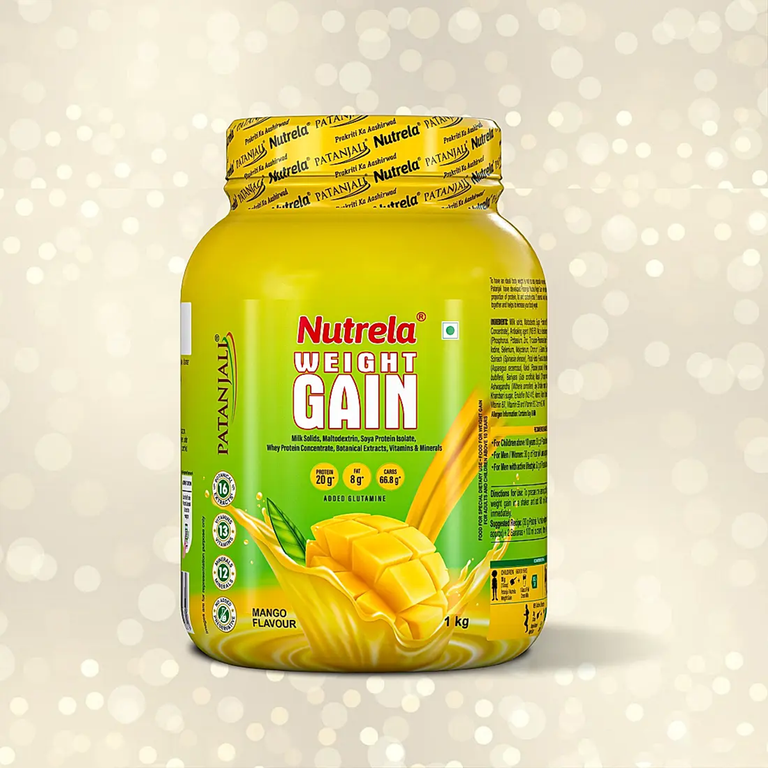 Patanjali Nutrela Weight Gain - Mango Flavour - 500 gm