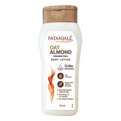 Patanjali Oat- Almond Intensive Care Body Lotion - 100 ml