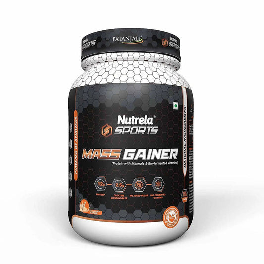 Patanjali Nutrela Sports Mass Gainer (Mal- Kulfi) - 1 kg