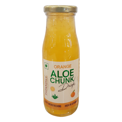 Patanjali Orange Aloe Chunk Drink - 200 ml