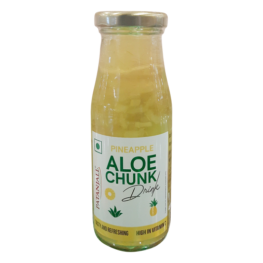 Patanjali Pineapple Aloe Chunk Drink - 200 ml