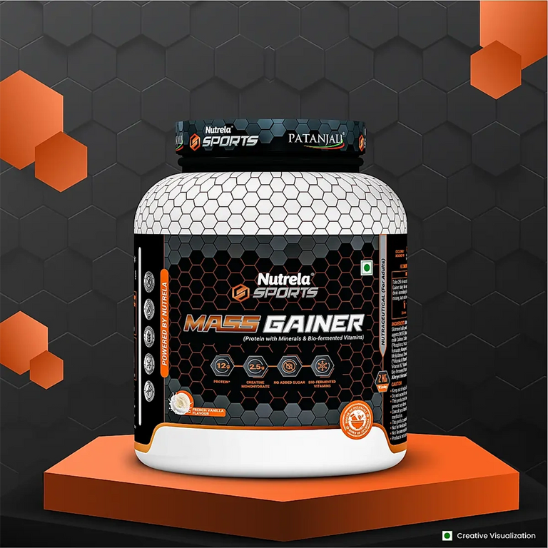 Patanjali Nutrela Sports Mass Gainer (Frvan-ice) - 1 kg