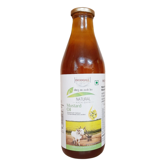 Patanjali Kolhu Mustard Oil - 1 L