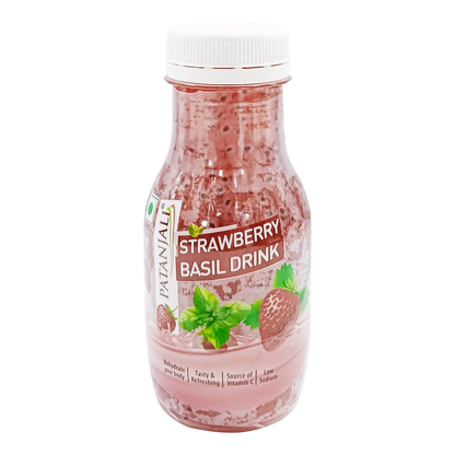 Patanjali Strawberry Basil Drink - 200 ml