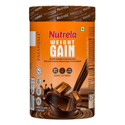 Patanjali Nutrela Weight Gain Chocolate Flavour - 500 gm