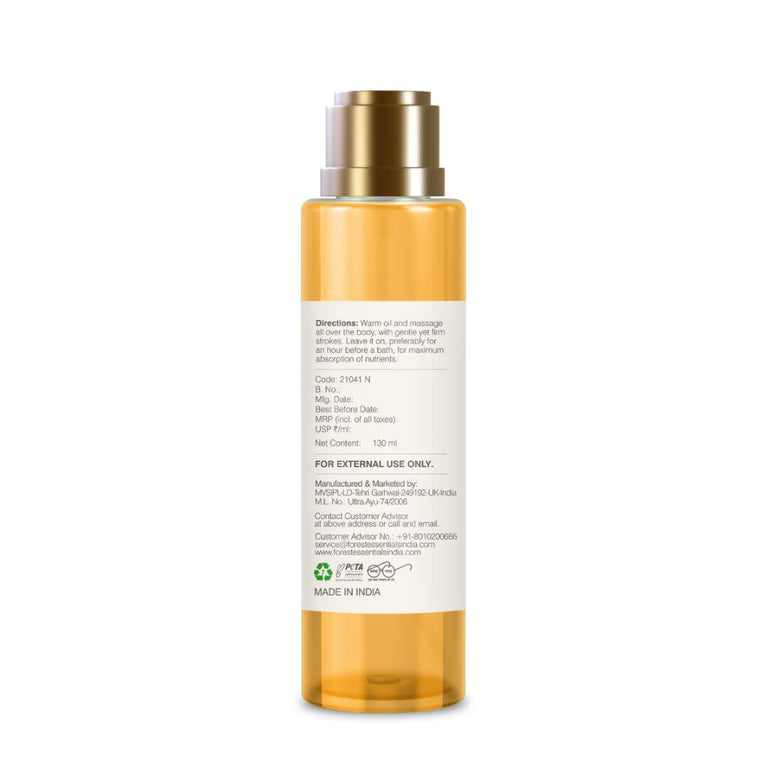 Forest Essentials Body Massage Oil Sandalwood & Saffron - 130 ml