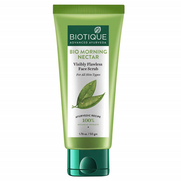 Biotique Advanced Ayurveda Bio Morning Nectar Visibly Flawless Face Scrub - 50 Gm