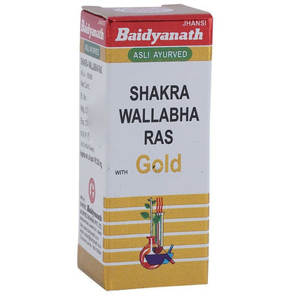 Baidyanath Jhansi Shakra Wallabha Ras with Gold Powder - 1 gm