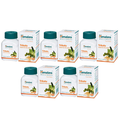Himalaya Wellness Pure Herbs Trikatu Digestive Wellness - Pack of 1 - 60 tabs