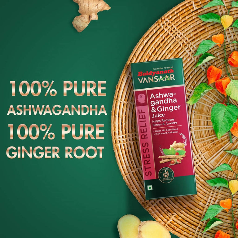 Baidyanath Vansaar Ashwagandha & Ginger Juice - 1 L