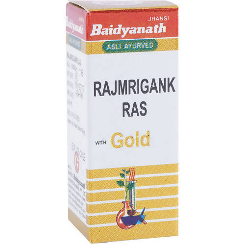 Baidyanath Jhansi Rajmrigank Ras With Gold - 5 Tabs