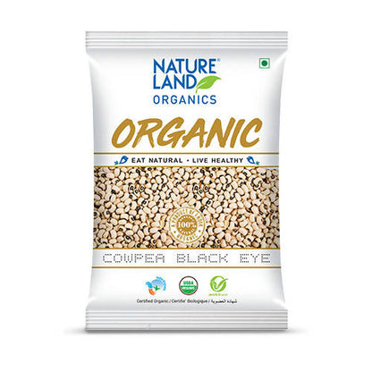 Nature Land Organics Cowpea Black eye - 500 gm