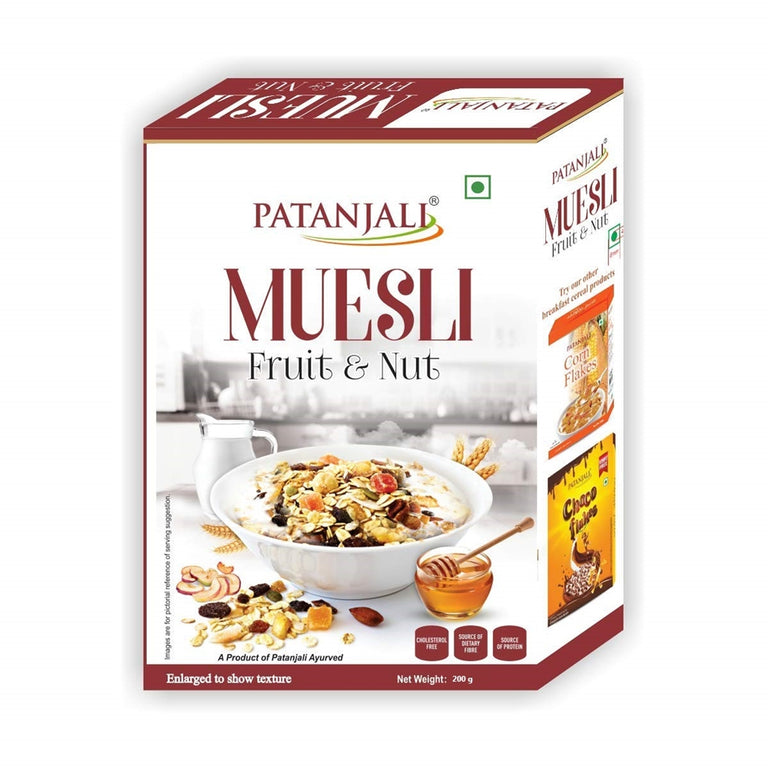 Patanjali Muesli Fruit & Nut - 200 gm