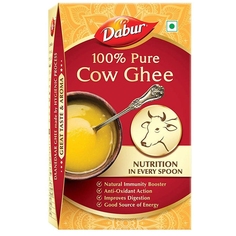 Dabur Cow Ghee | Desi Cow Milk Ghee | Made From Grass Fed Cow's Milk | Organic Ghee - 1 L