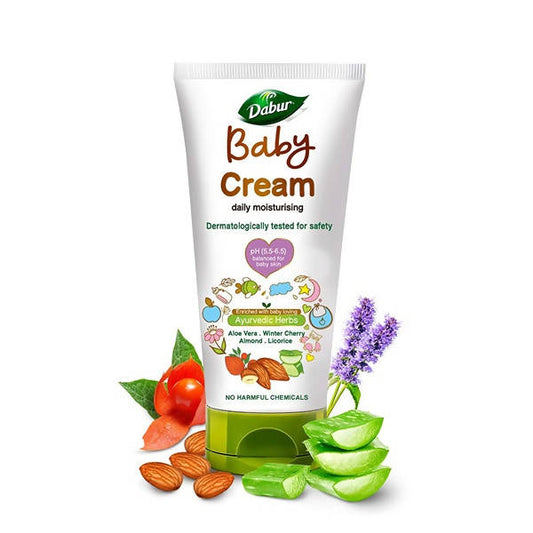 Dabur Baby Cream Daily Moisturising - 200 gm