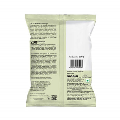 24 Mantra Organic Green Split Moong Dal - 500 gm