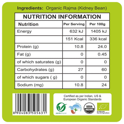 24 Mantra Organic Rajma - 500 gm