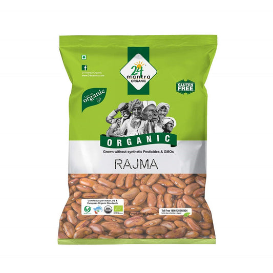 24 Mantra Organic Rajma - 500 gm