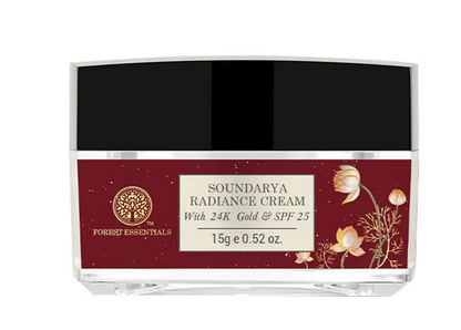 Forest Essentials Soundarya Radiance Cream With 24K Gold & SPF30 - 15 gm