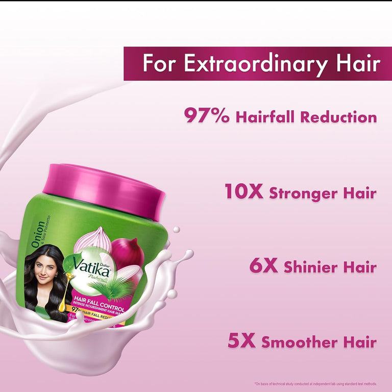Dabur Vatika Naturals Hair Fall Control Hair Mask - 500 gm