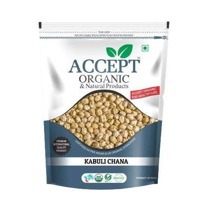 Accept Organic Kabuli Chana - 500 gm