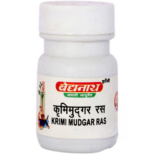 Baidyanath Jhansi Krimi Mudgar Ras Tablets - 40 Tablets