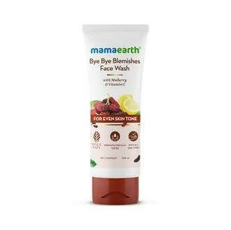 Mamaearth Bye Bye Blemishes Face Wash With Mulberry & Vitamin C For Even Skin Tone - 100 ml