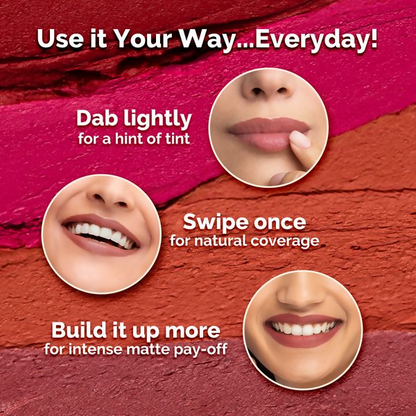 Mamaearth Moisture Matte Longstay Mini Lipstick - Plum Punch - 0.7 gm