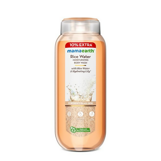 Mamaearth Rice Water Moisturizing Body Wash with Rice Water & Hydrating Lily For Dewy Glass Skin - 250 ml
