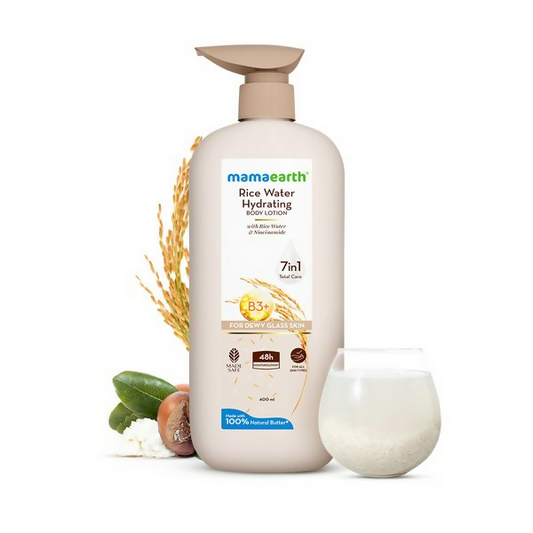 Mamaearth Rice Water Hydrating Body Lotion - 400 ml