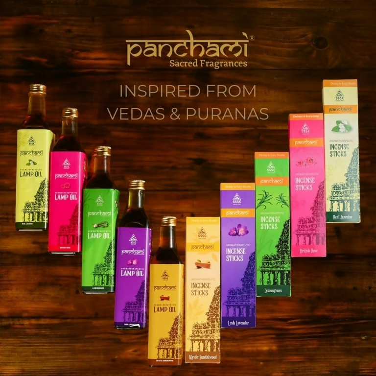 Panchami Sacred Fragrances - Lemongrass Lamp Oil - 1000 ml