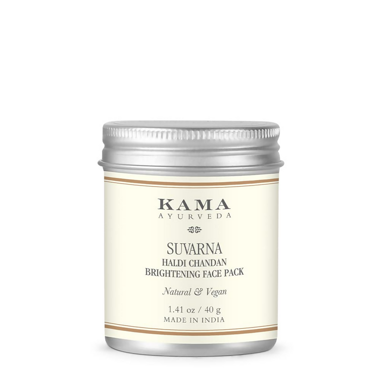 Kama Ayurveda Suvarna Haldi Chandan Brightening Face Pack - 40 gm