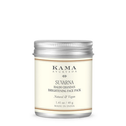 Kama Ayurveda Suvarna Haldi Chandan Brightening Face Pack - 40 gm