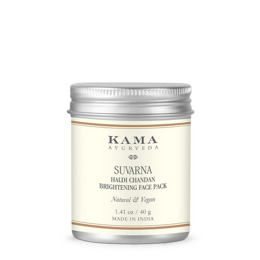 Kama Ayurveda Suvarna Haldi Chandan Brightening Face Pack - 40 gm